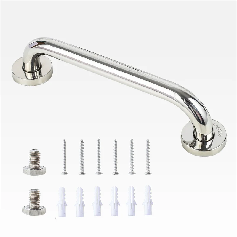 Stainless Steel Multi-function Bathroom Safety Grab Bars Shower Hand Grip Handle Toilet Rail Bar Safety Support Non Slip Tool