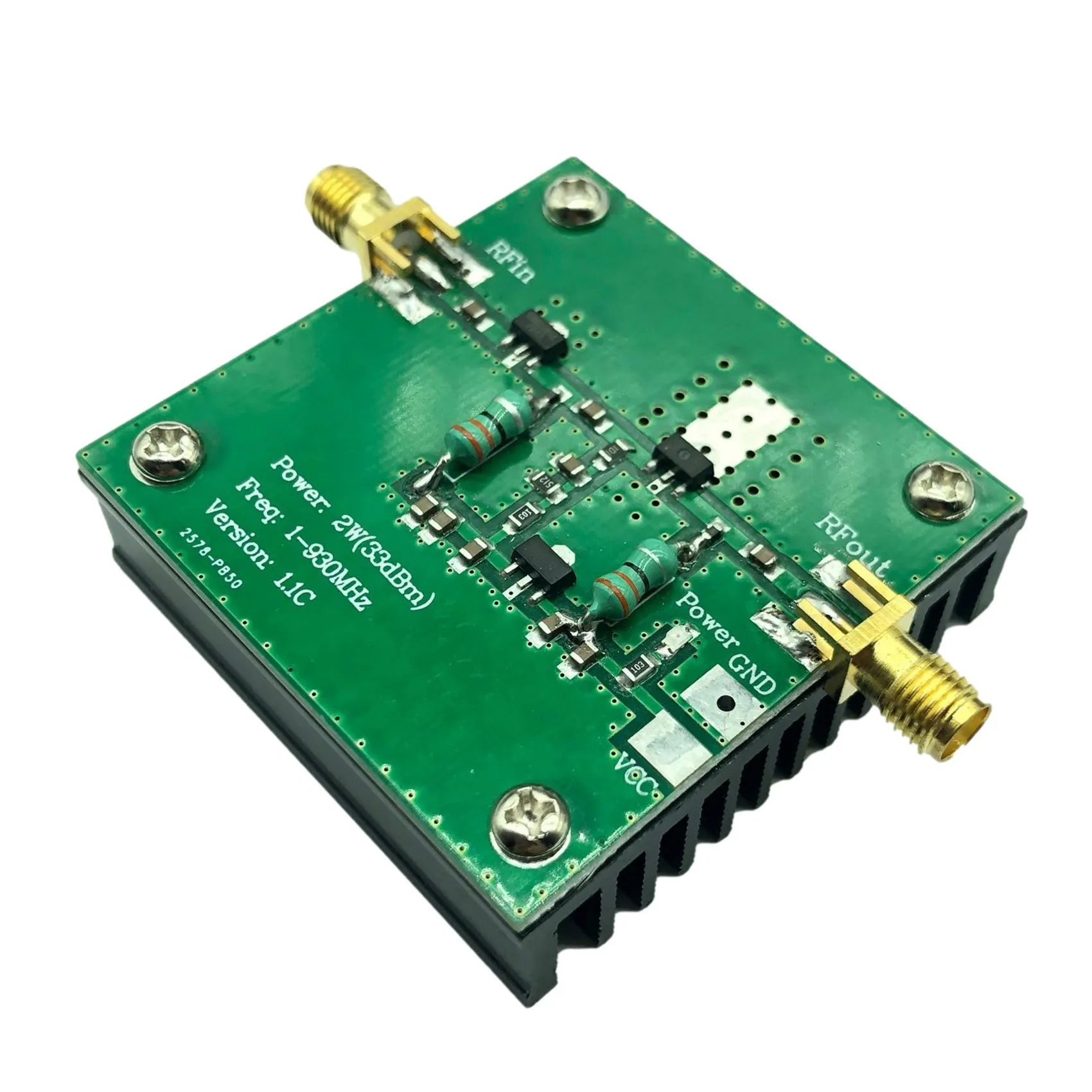 

Y02ARadio Transmission FM HF 1--930MHz 2.0W 2W RF Broadband Power Amplifier Module