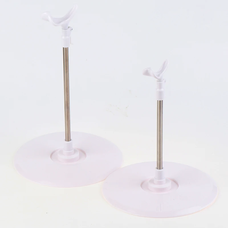 Universal 36/42/48/60cm Dolls Stainless Steel Display Adjustable Stand Holder