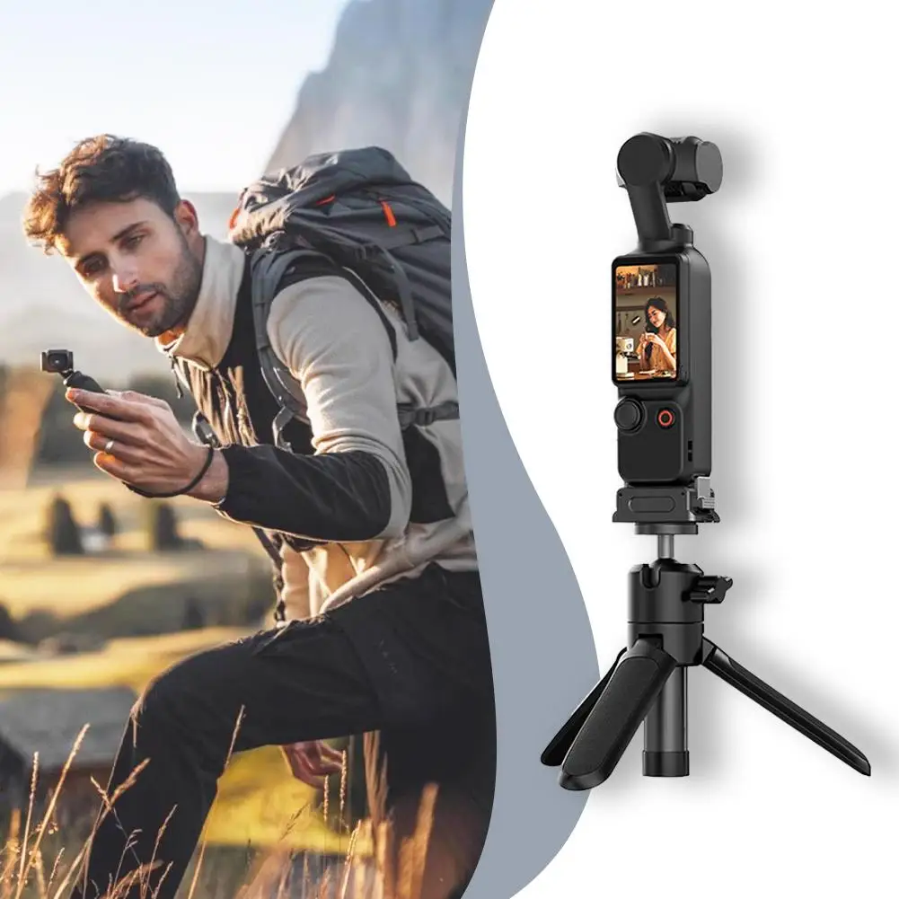 Aluminum Alloy Action Camera Charging Quickly Release Magnetic Base For DJI Osmo Pocket 3 Handheld Camera Firmly Installed