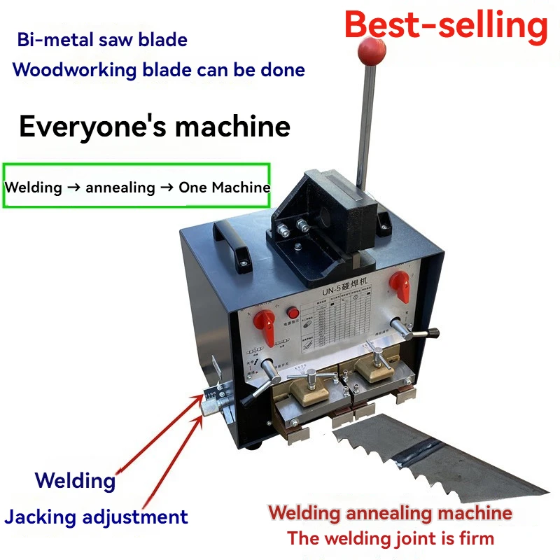 UN-5 Metal Band Saw Blade Welding Machine, Woodworking Band Saw Blade Butt Welding Machine, Desktop Steel Band Butt Welder