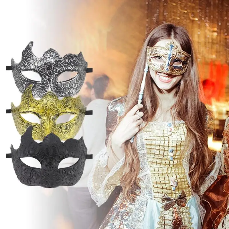 Máscara cosplay Halloween Y88A Máscara máscara máscara face retro meia face para festa