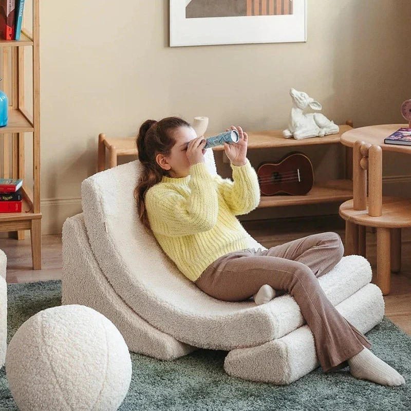 

Comfortable same living room household compressed sponge children's combination sofa modern simple fabric dual-purpose sofa