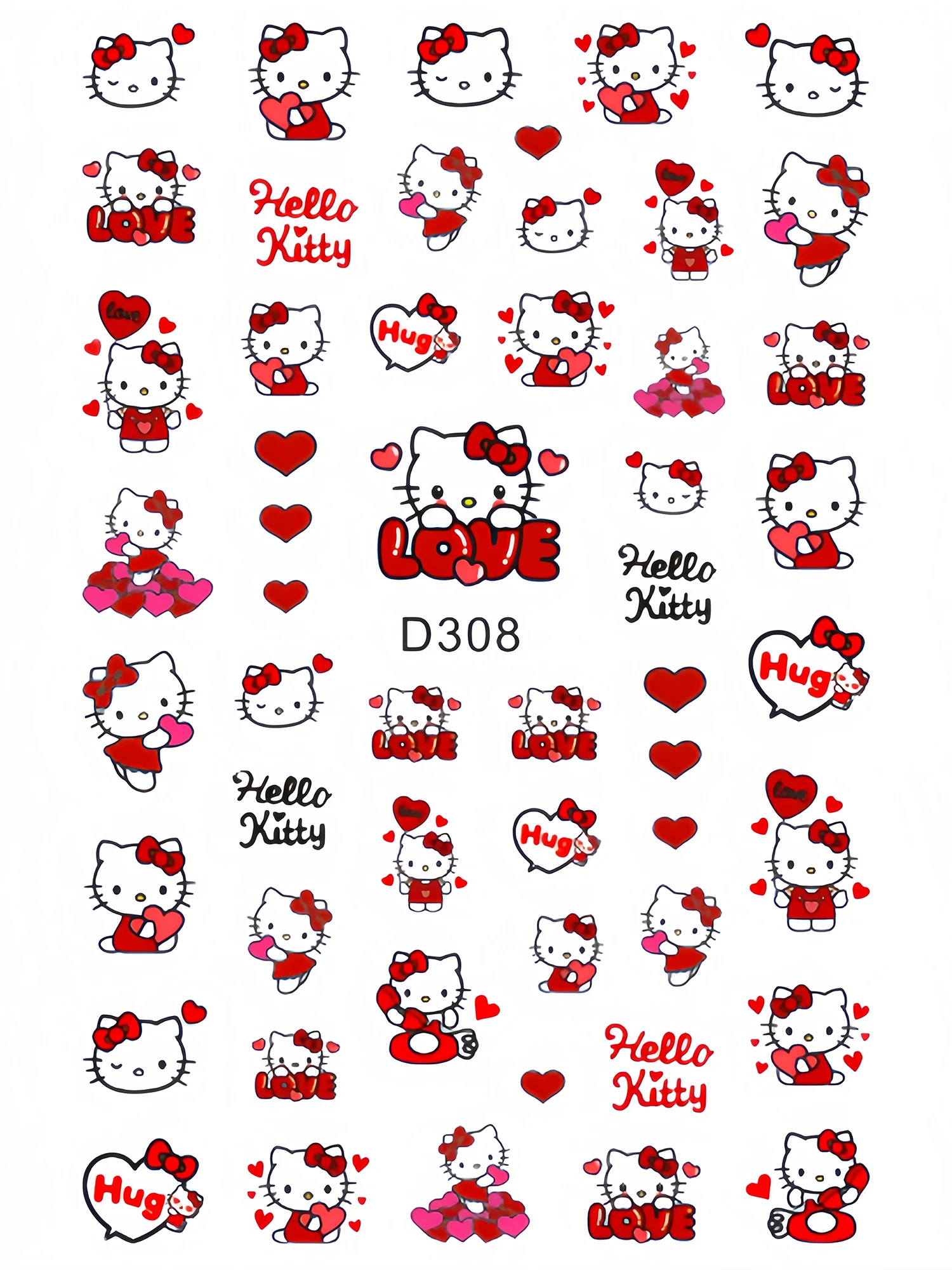 1PCS Kawaii Hello Kitty Sticker Pack Notebook Sticker Sanrio Cinnamoroll Pochacco Melody Cartoon Sticker Classic Toy