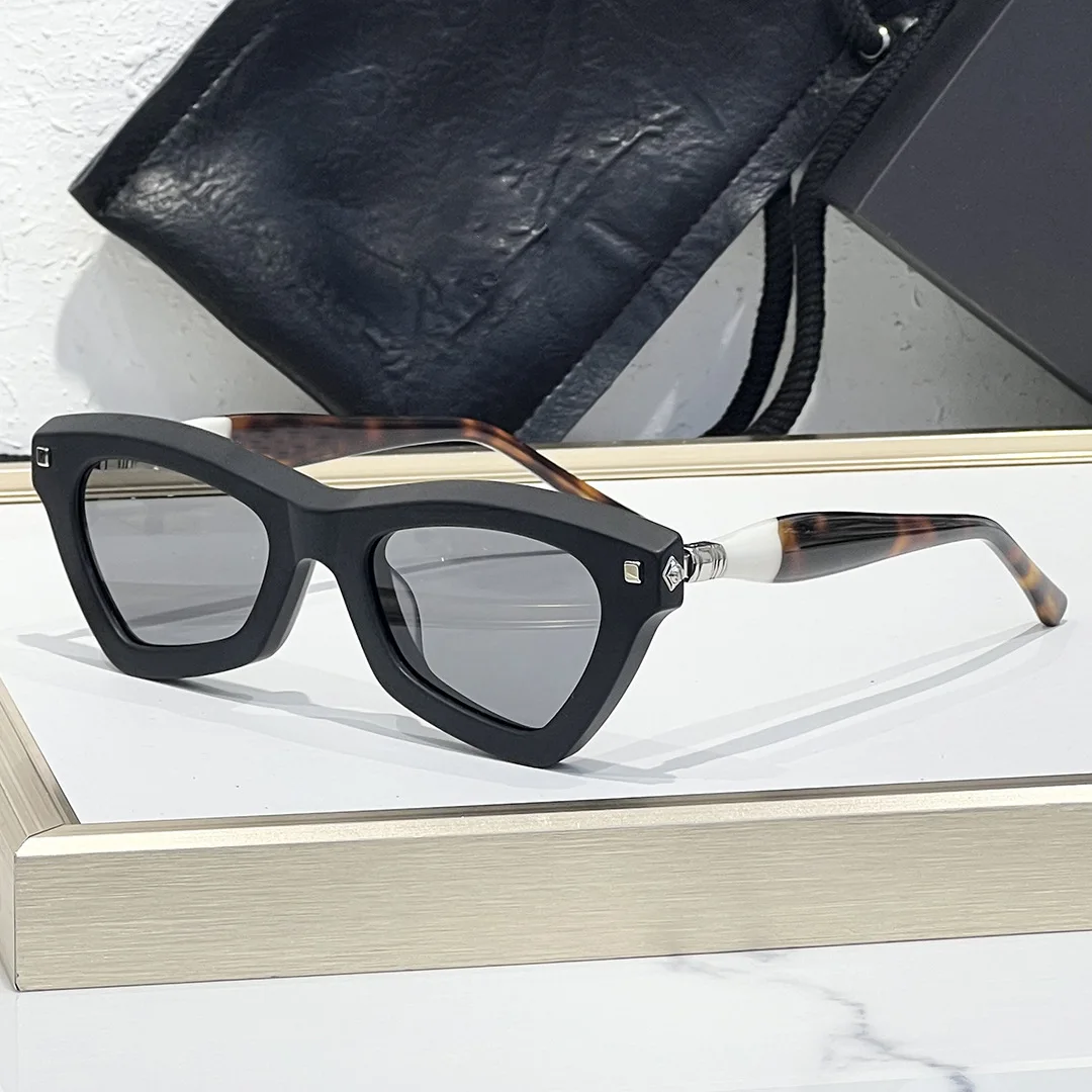 Belight Optical MASKE J7 Polygon Shape Vintage Retro Acetate Men Women Cool Fashion Trendy Sunglasses With Case