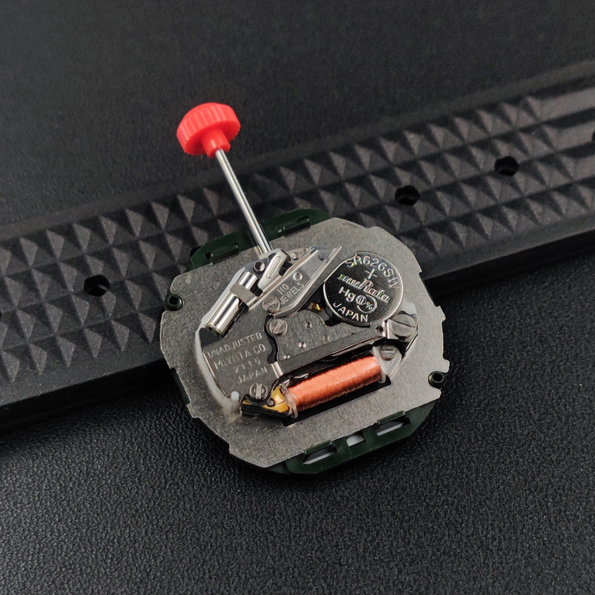 Movimiento de cuarzo Miyota japonés 2115 con batería, mecanismo de reloj de cuarzo estándar de 3 manecillas/agujas, rueda de fecha única, movimiento 2115