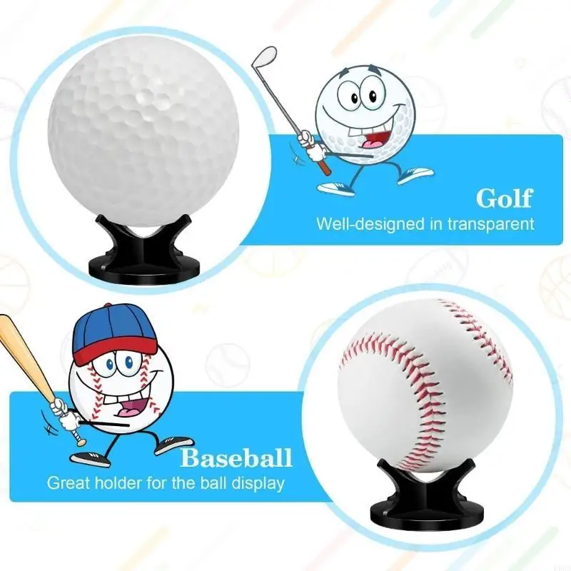 Softball Tennis Sport Balls Stand Acrylic Display Stand Small Balls Display Rack