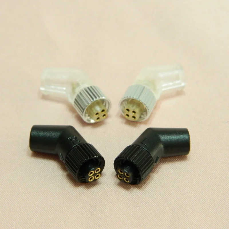 1 Pair Female Male Port XLR Earphone Pin Headphone Plug DIY For JH AUDIO JH24 Roxanne 24 Iriver AK R03 AKR02 UM PP6 Connector