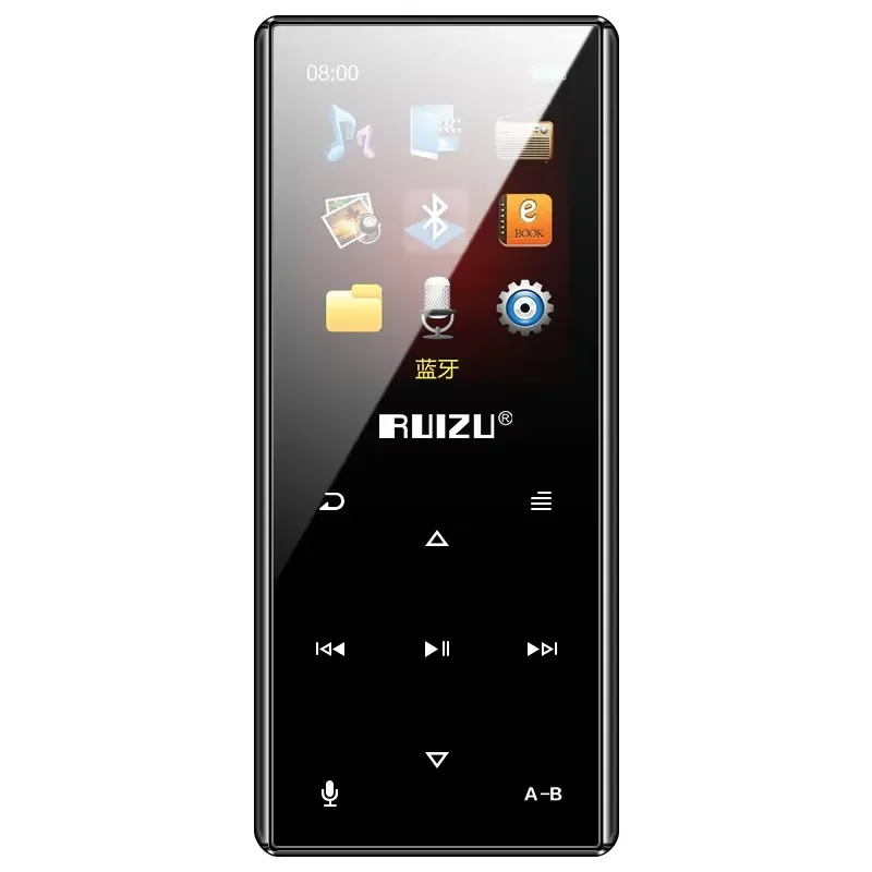 RUIZU D29 Support Bluetooth MP3 Music Player Built In Speaker HiFi Portable Walkman With Radio FM Record E-Book Leitor De Mp3