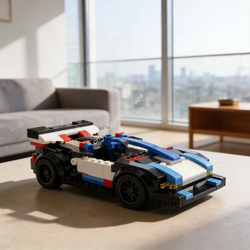 

244 детали MOC City Champions CBMW: конструктор, развивающая игрушка, идеальный подарок на Рождество и день рождения