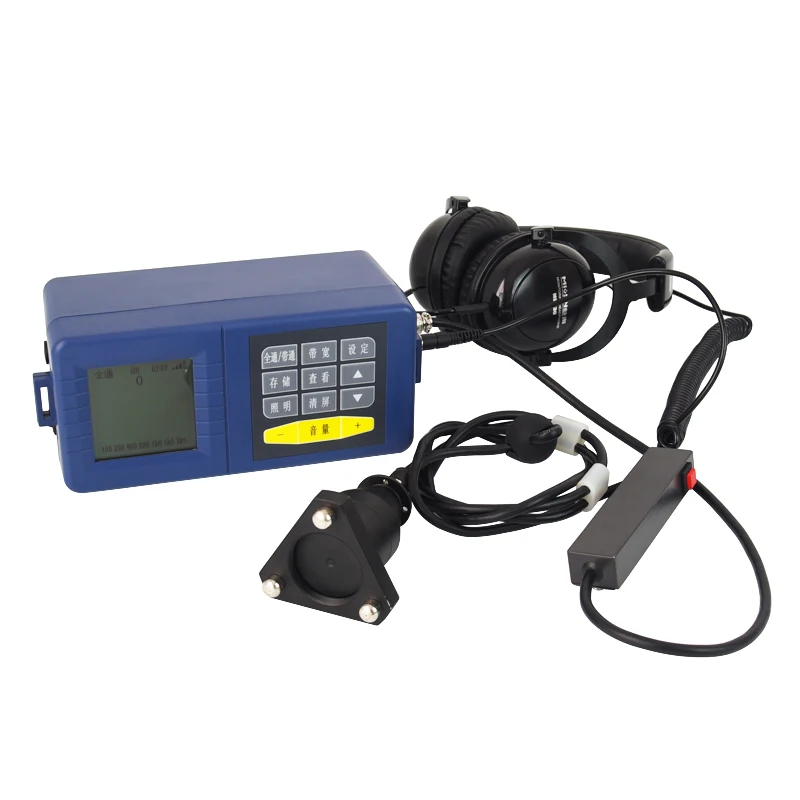 AJL-2000 Underground Water Pipe Leakage Detector Water Pipe Leak Machine with Backlight LCD Screen