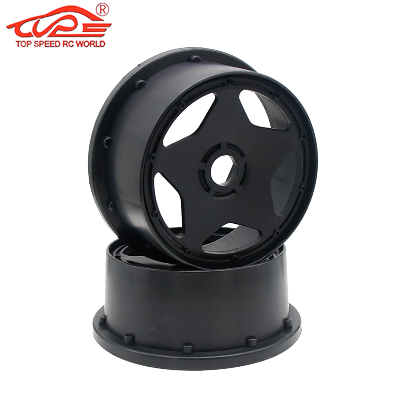 170x60/80mm Tire Front or Rear Five Star Wheel Hub for 1/5 Rc Gas Car Hpi Rofun Rovan Kingmotor Baja 5b Ss Buggy Truck Parts