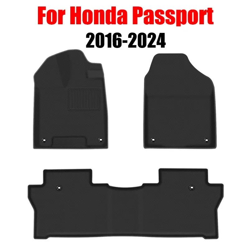 

Floor Mats for Honda Passport 2016-2024 Left Rudder Four Seasons Waterproof 3D Car Floor Liner Trunk Mat