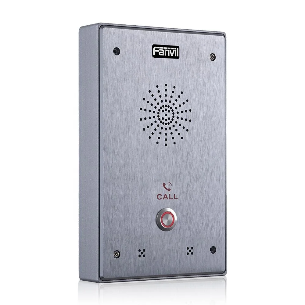 Fanvil I12 Vídeo IP Intercom Porta Telefone Áudio Intercom SIP com IP65 à prova d'água IK10 Anti-Colisão Características Produtos VoIP