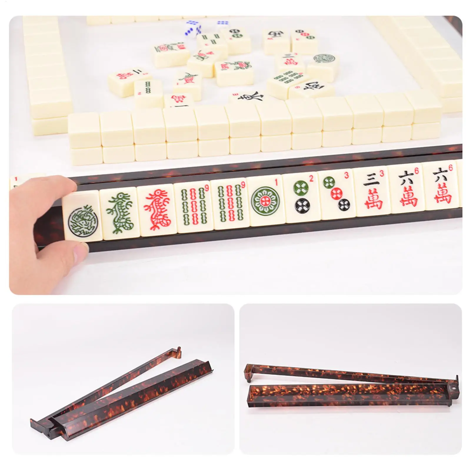 mahjong-rack-set-4-piece-anti-slip-scratch-resistant-tortoiseshell-mahjong-rack-with-pusher-for-players-seniors-hobbyists-game
