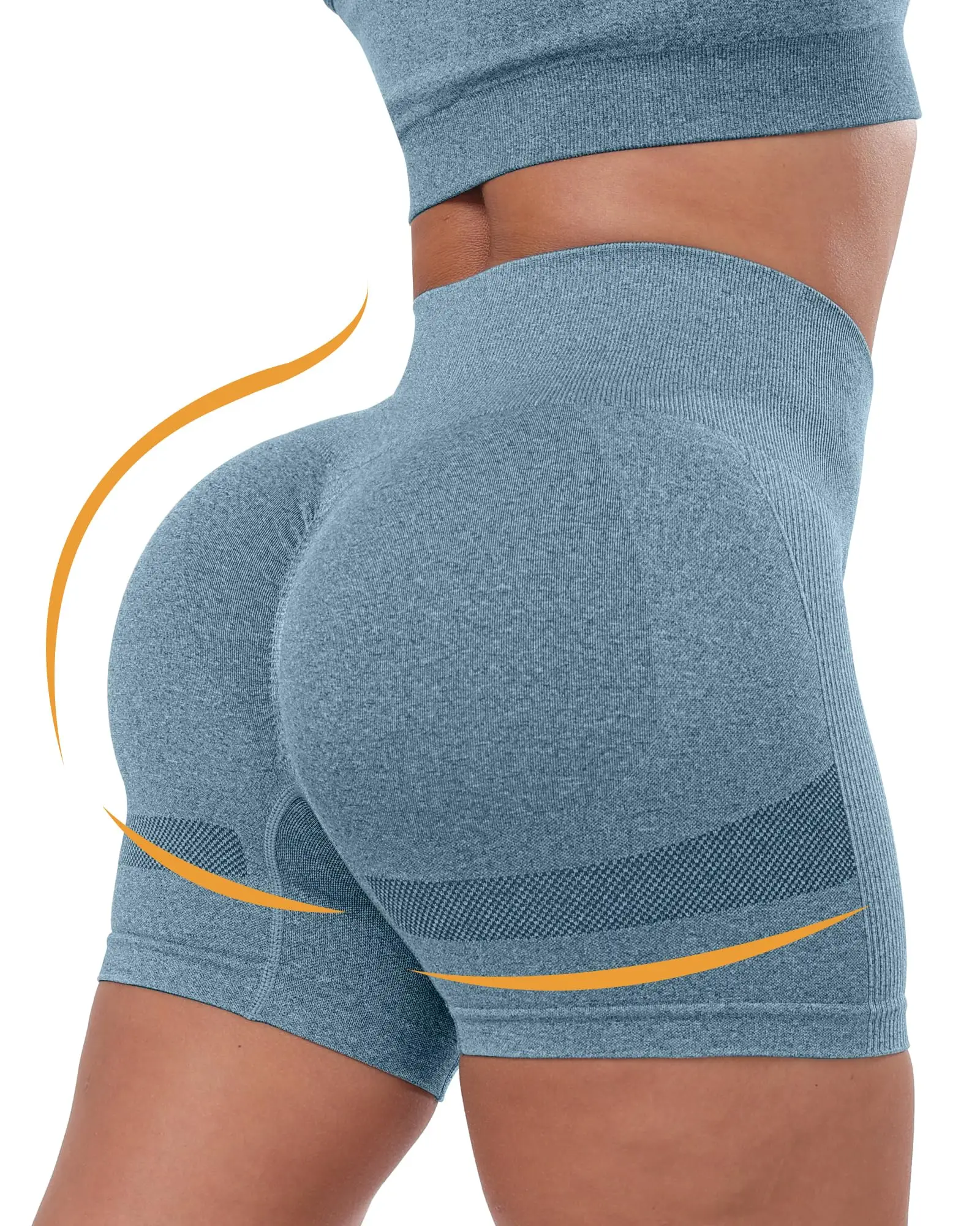 2024 4PCS Booty Lifting Gym Shorts Woman High Waist Fitness Multi Piece Set Shorts Summer Running Outdoors Butt Lifting Pants