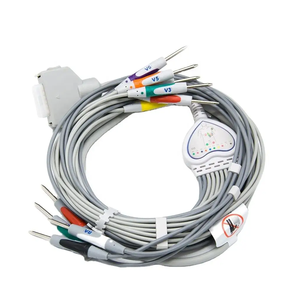 

FCP-2155 ECG cable 10 lead ekg cable for fukuda denshi