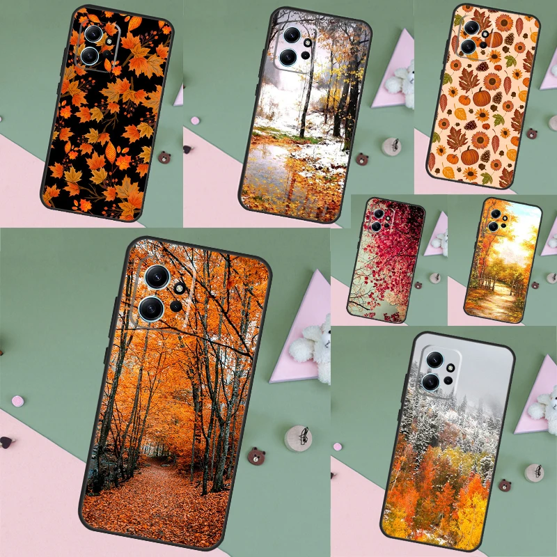 Fall Autumn Winter Art Case Cover For Xiaomi Redmi Note 12 11 8 9 10 Pro Note 12S 10S 11S 9S Redmi 12C 10A 9C 10C