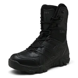 Men High Quality Brand Leather Boots Desert  Men's Boots Outdoor Shoes Ankle Boots Zapatos