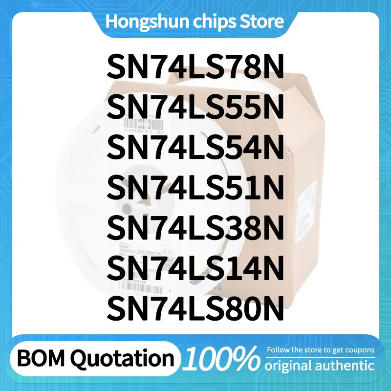 

SN74LS38N SN74LS51N SN74LS54N SN74LS55N SN74LS78N SN74LS80N SN74LS14N Standard version