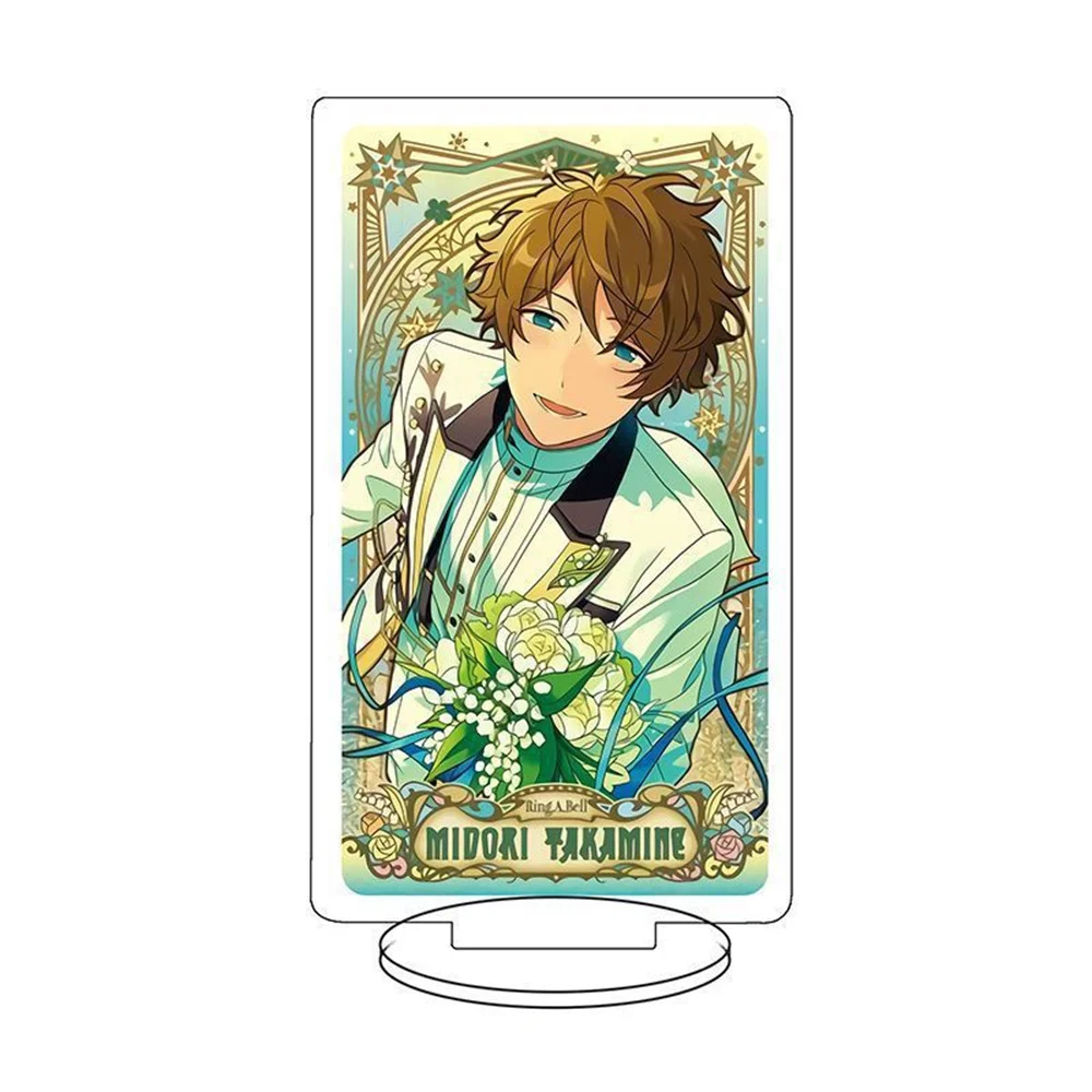 Hot Sale Ensemble Stars Anime Character Standing Sign Acrylic Stands Model Plate Desk Decor Prop Creative friend Toy Gift