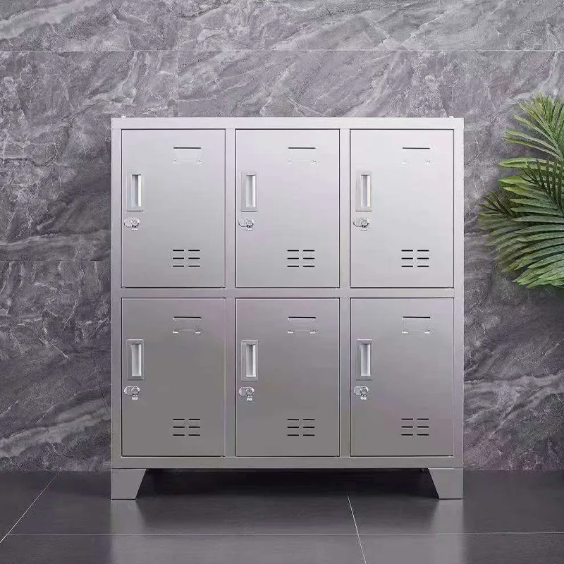 Stainless Steel Locker Multi-door Locker Gym Multi-compartment Personal Items Locker Safe Deposit Box