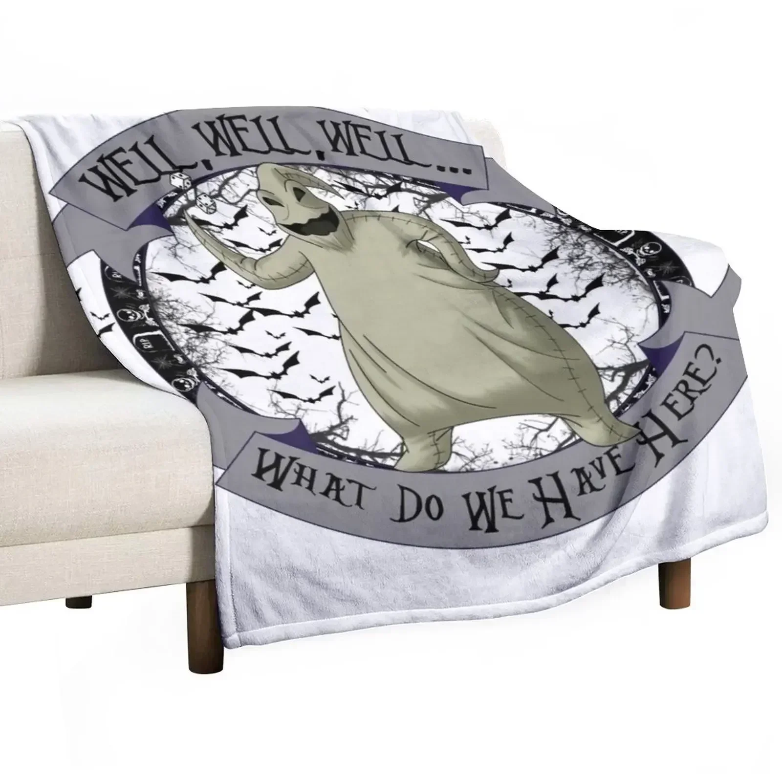 Oogie Boogie Throw Blanket Luxury Designer Flannel Blankets