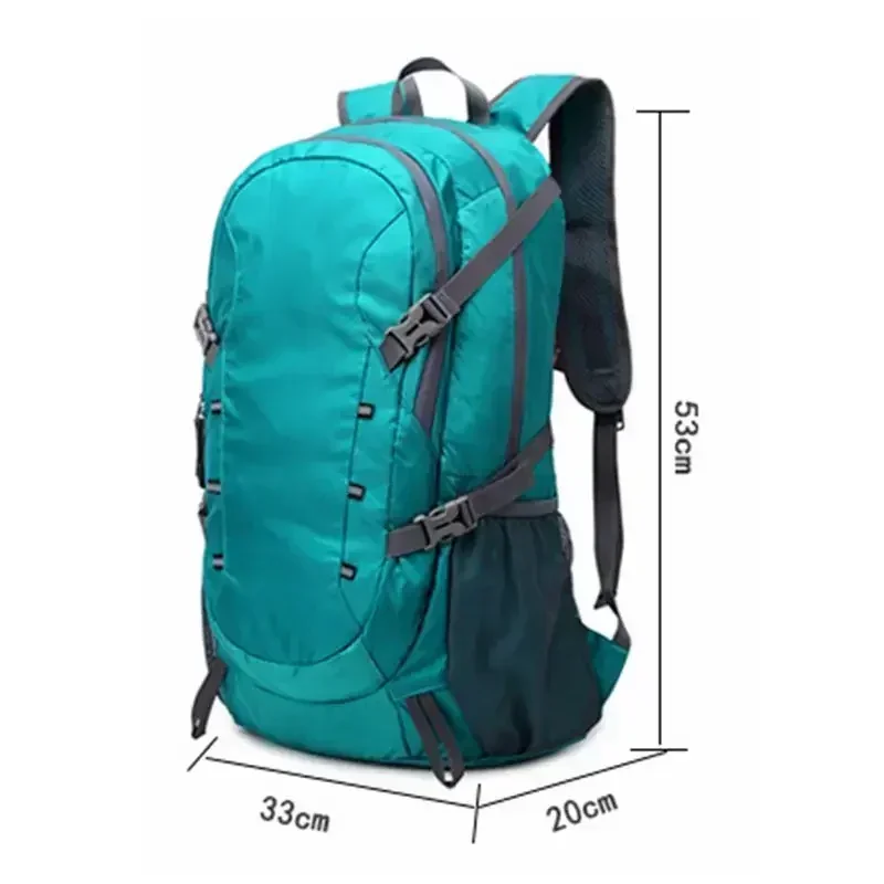 40L Foldable Outdoor Backpack Ultralight Waterproof Camping Shoulder Pack Climbing Travel Mountaineering Camping Hiking Bag