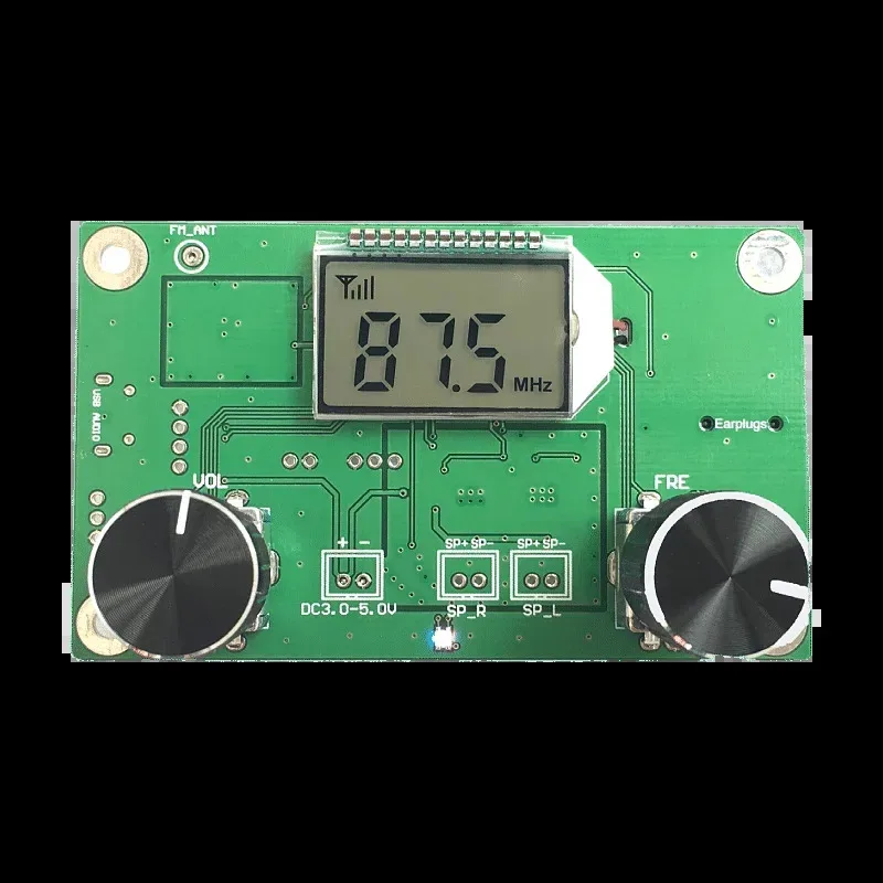 DSP PLL Digital Stereo FM Radio Receiver Module 87-108MHz With Serial Control Frequency Range 50Hz-18KHz NEW