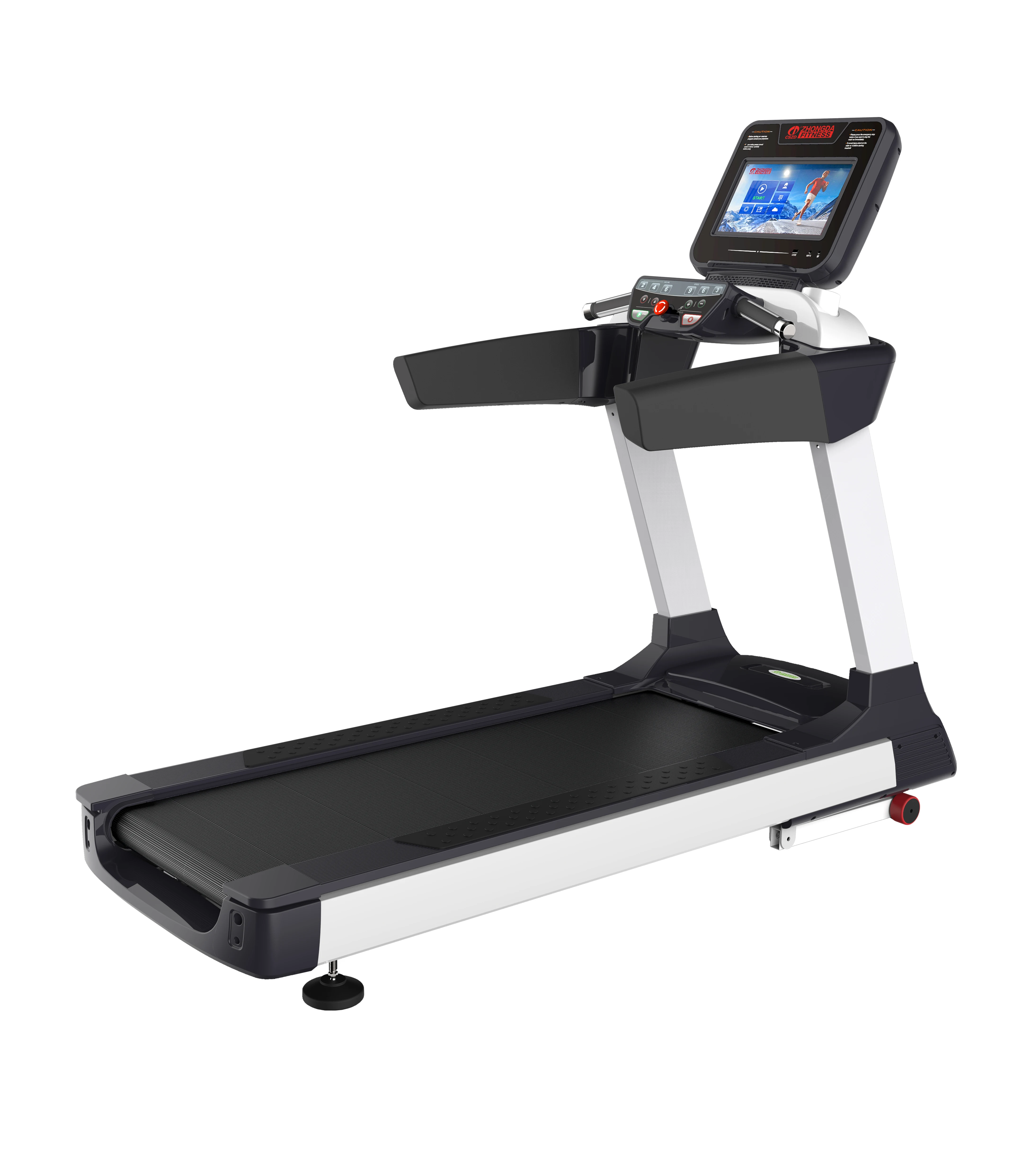 ماكس 160 كجم منحدر 0-15% شاشة ليد للياقة البدنية 5 حصان معدات تجارية فاخرة بمحركات #3