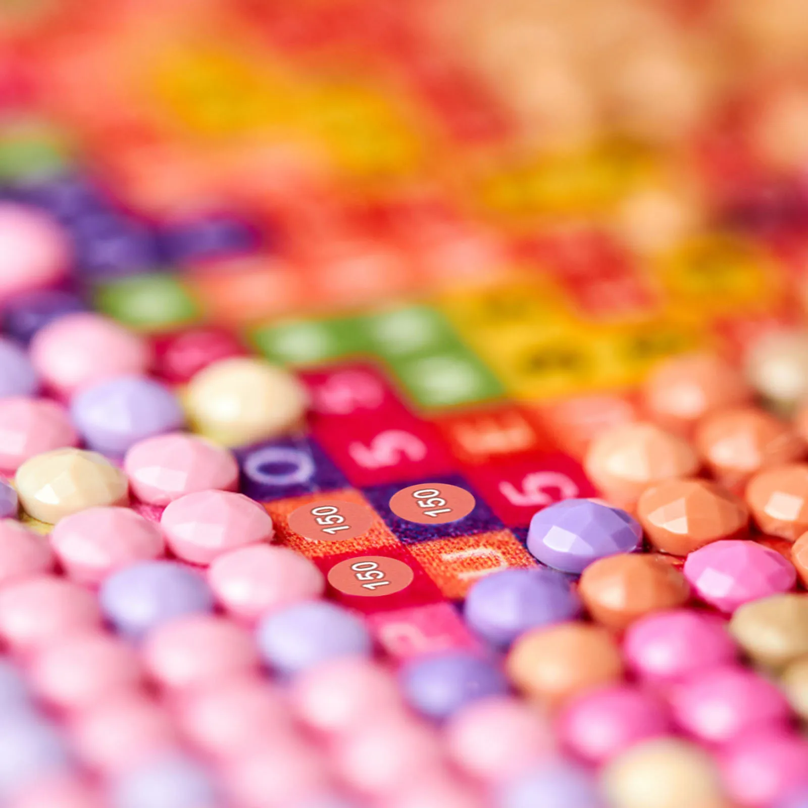 

3 Sheets Digital Stickers Adhesive Labels Diamond Numbers Mini Round Dot Jar Decorative Cross Stitch