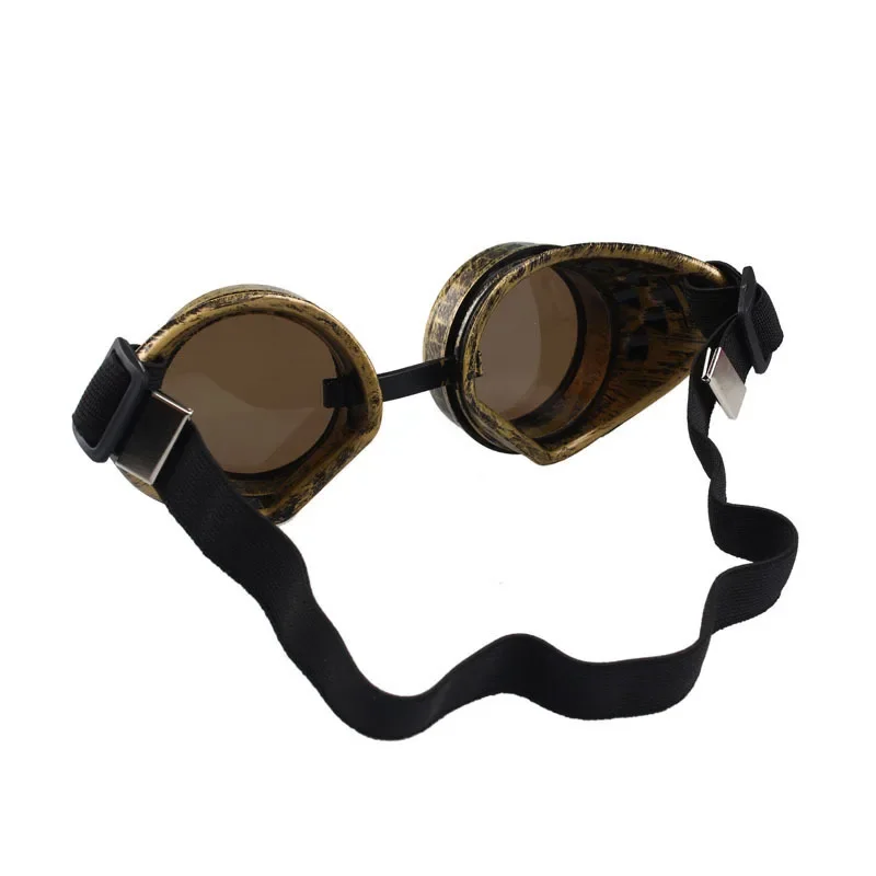 Steampunk Goggles Vintage Punk Round Sunglasses Retro Gothic Style Sun Glasses for Party Brand Designer Outdoor Shades Eyewear