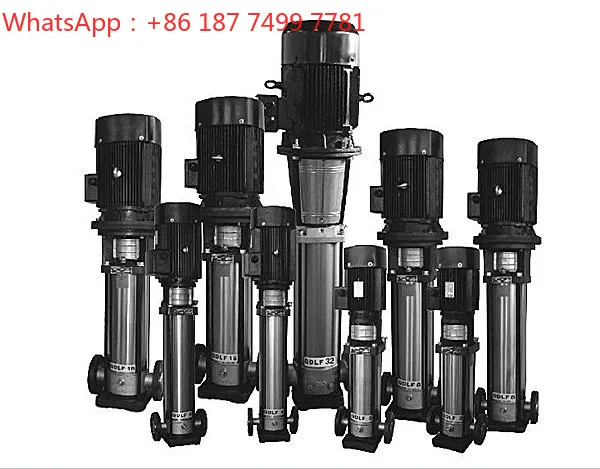 Constant Pressure Water Pump Cnc Three Phase Vertical Multistage Pump High Life Vertical Multi Stage Pump