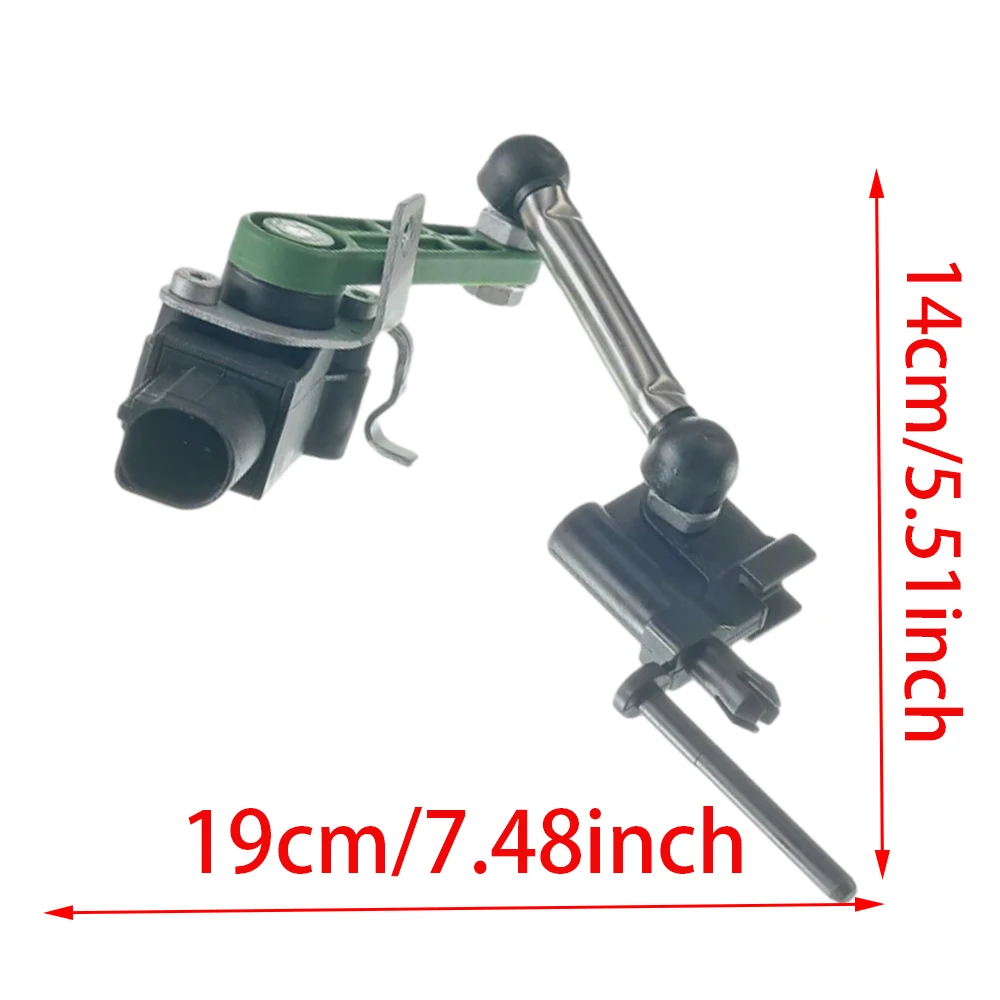 1Pcs Front Left / Right Height Level Sensor For VW Touareg 7P0616213 7P0616214 4Pins 19*14cm/7.48*5.51inch Car Accessories