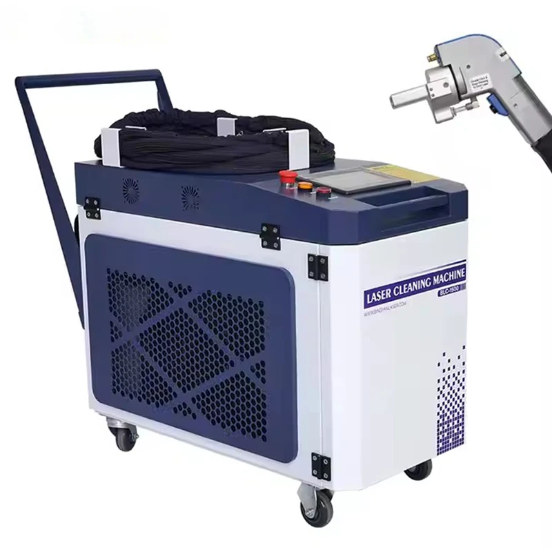 

Hot Sale 1500w 3000w Laser Rust Removal Machine Laser Wood Cleaning Machine Pulse Laser Cleaner for Rust Paint and Oil Removal