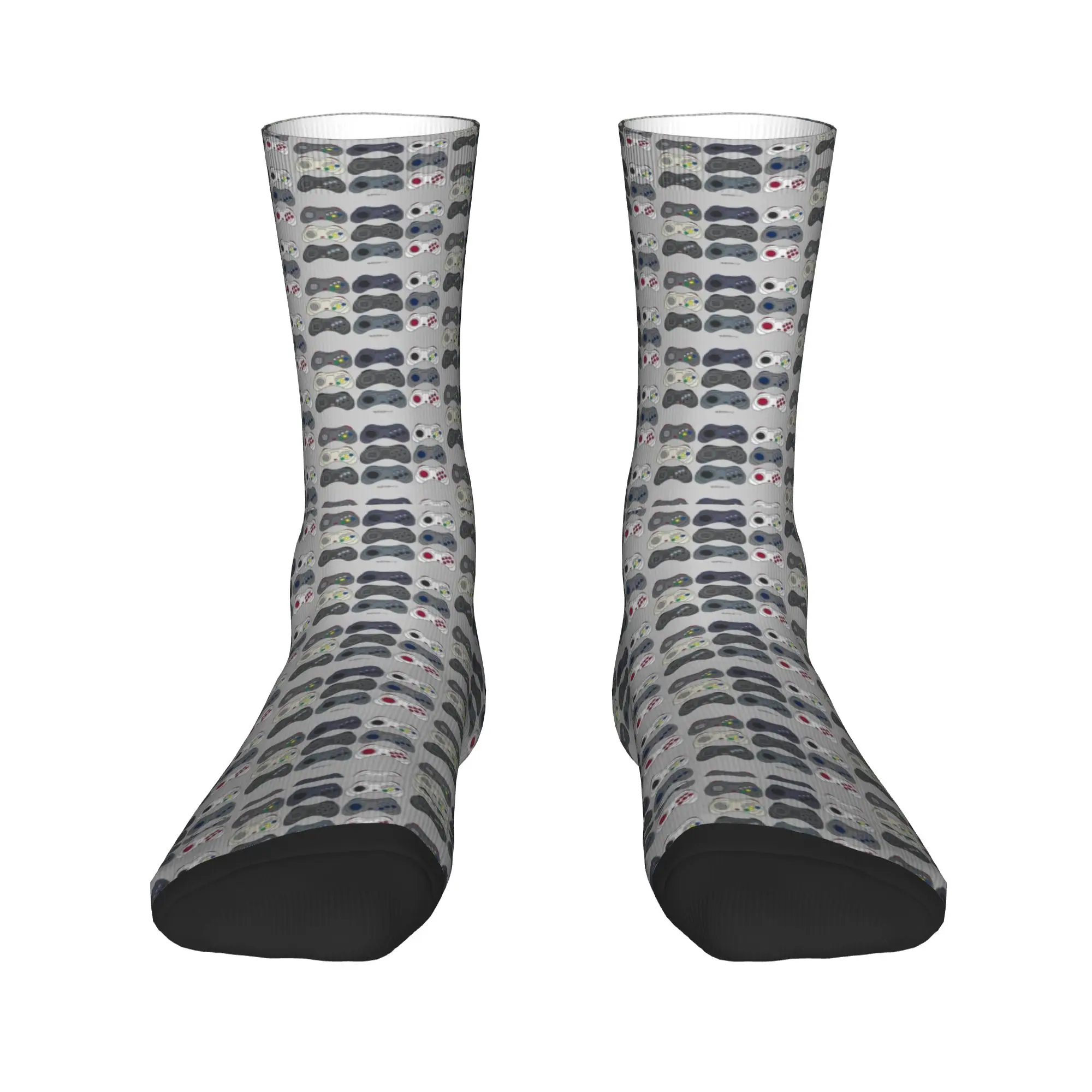 Sega Saturn Japanese Controller Stockings  Graphic Fashion Socks Spring Anti Slip Socks Men's Cycling Warm Soft Socks
