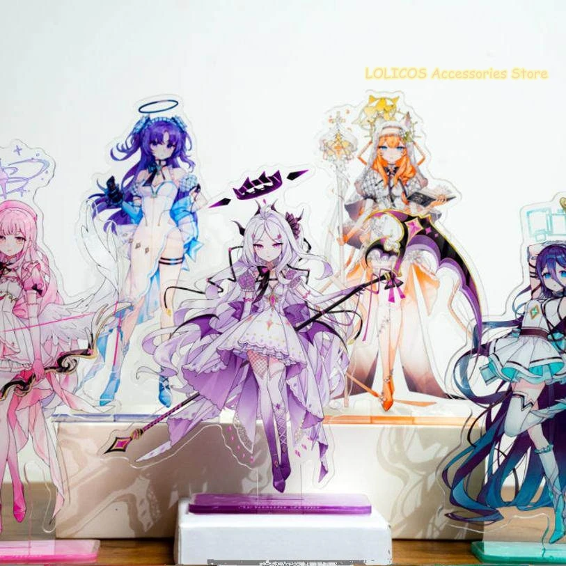 

Game Blue Archive Magical Girl Iochi Mari Misono Mika Sorasaki Hina Acrylic Stand Figure Model Plate Anime Desktop Decor Gift
