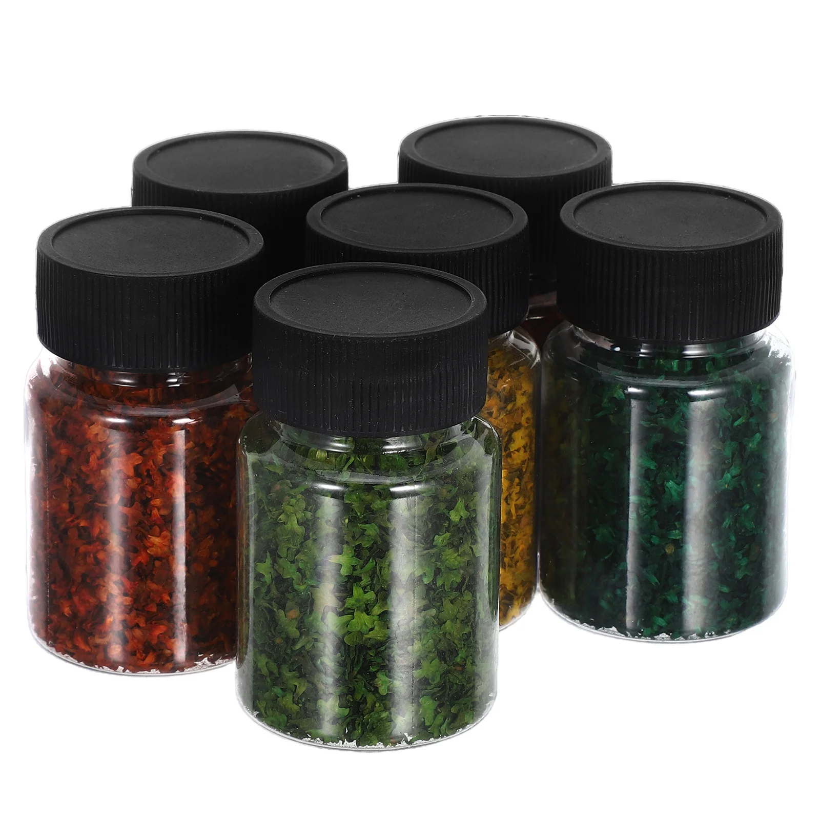 

6 Bottles Tiny Leaves Decor Realistic Miniature Leaves for Diorama Supplies and Landscape Bottle Decoration Fake Leaf