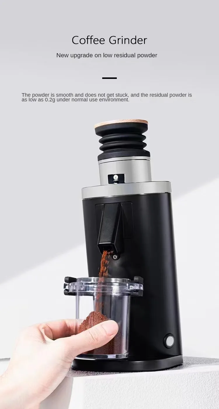 2024 Factory Supply Black Standard Burr 54mm 110V Coffee Grinder DF54 - Image 4