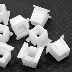 10 PCS Car Front Headlight Frame Buckle Fastener Fits for Buick White Retainer Clips Accessories