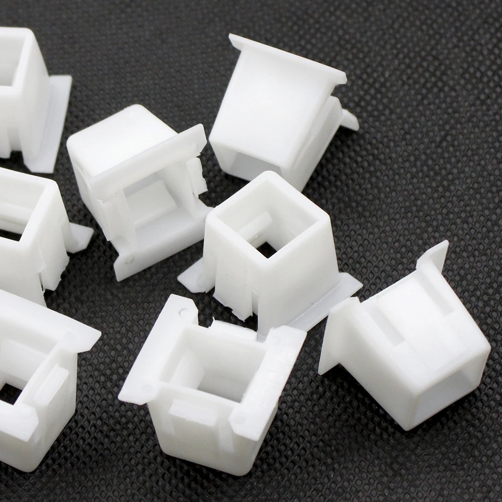 10 PCS Car Front Headlight Frame Buckle Fastener Fits for Buick White Retainer Clips Accessories
