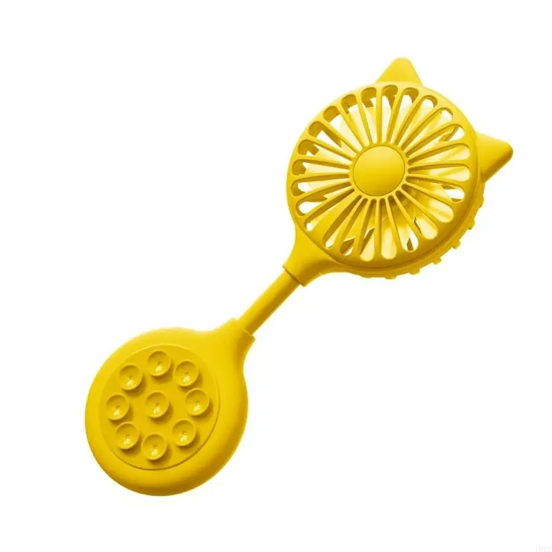 U0DE USB Fan Bàn quạt quạt nhỏ quạt có thể gập lại với kết cấu abs cốc hút