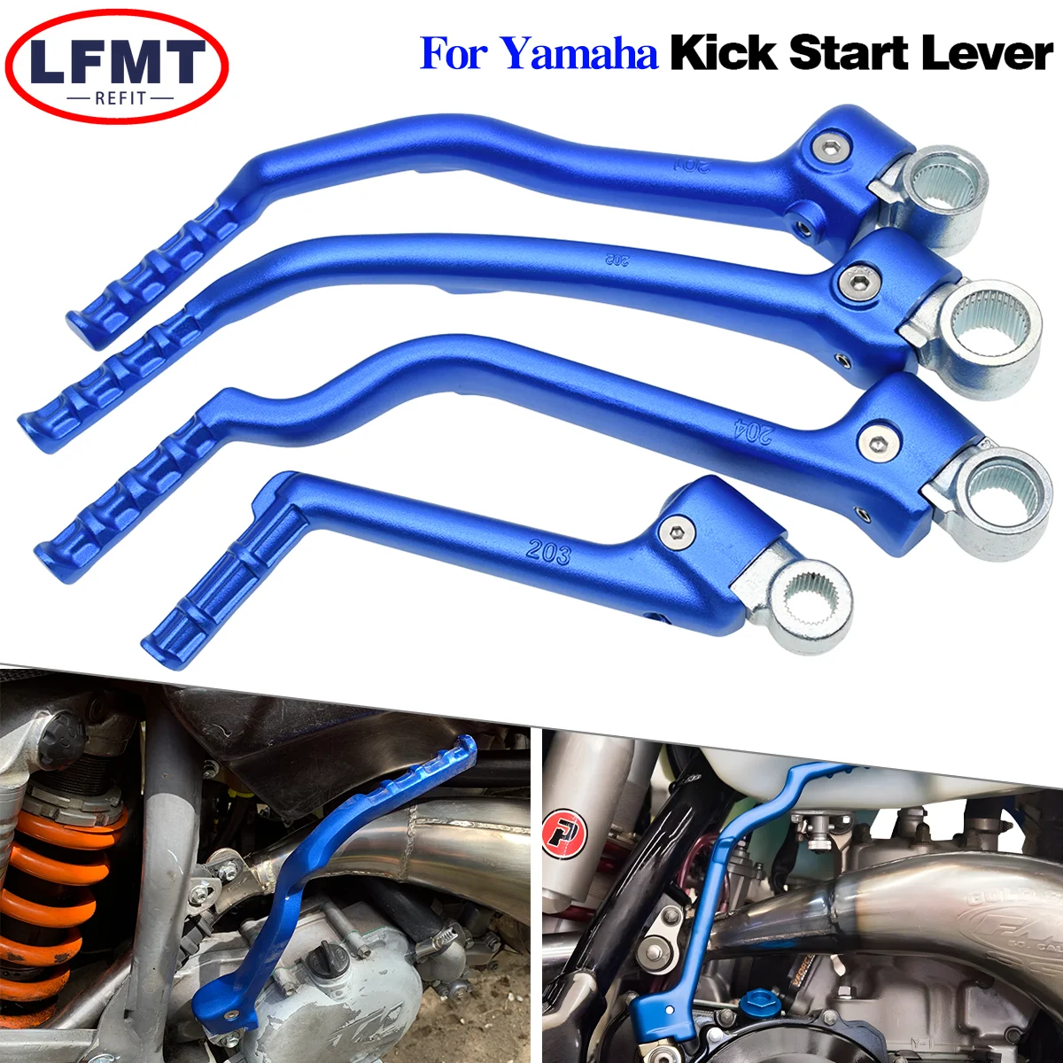 

Рычаг кикстартера для мотокросса Yamaha YZ250F YZ450F YZ250FX YZ450FX WR250F WR450F YZ125 1986-2023, универсальные запчасти