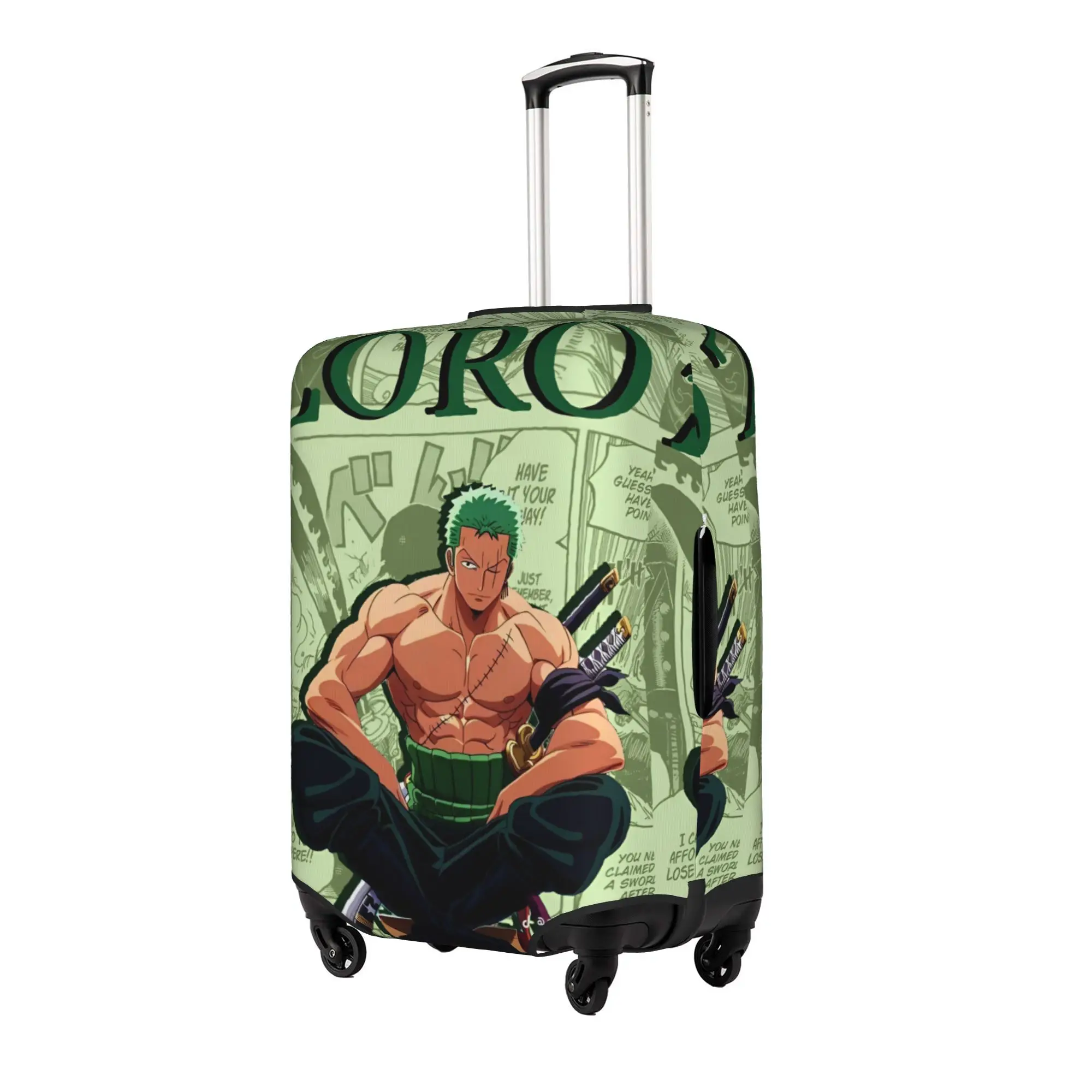 Custom One P-Pieces Zoro Japan Comic Luggage Cover Fashion  Suitcase Protector Covers Suit For 18-32 inch