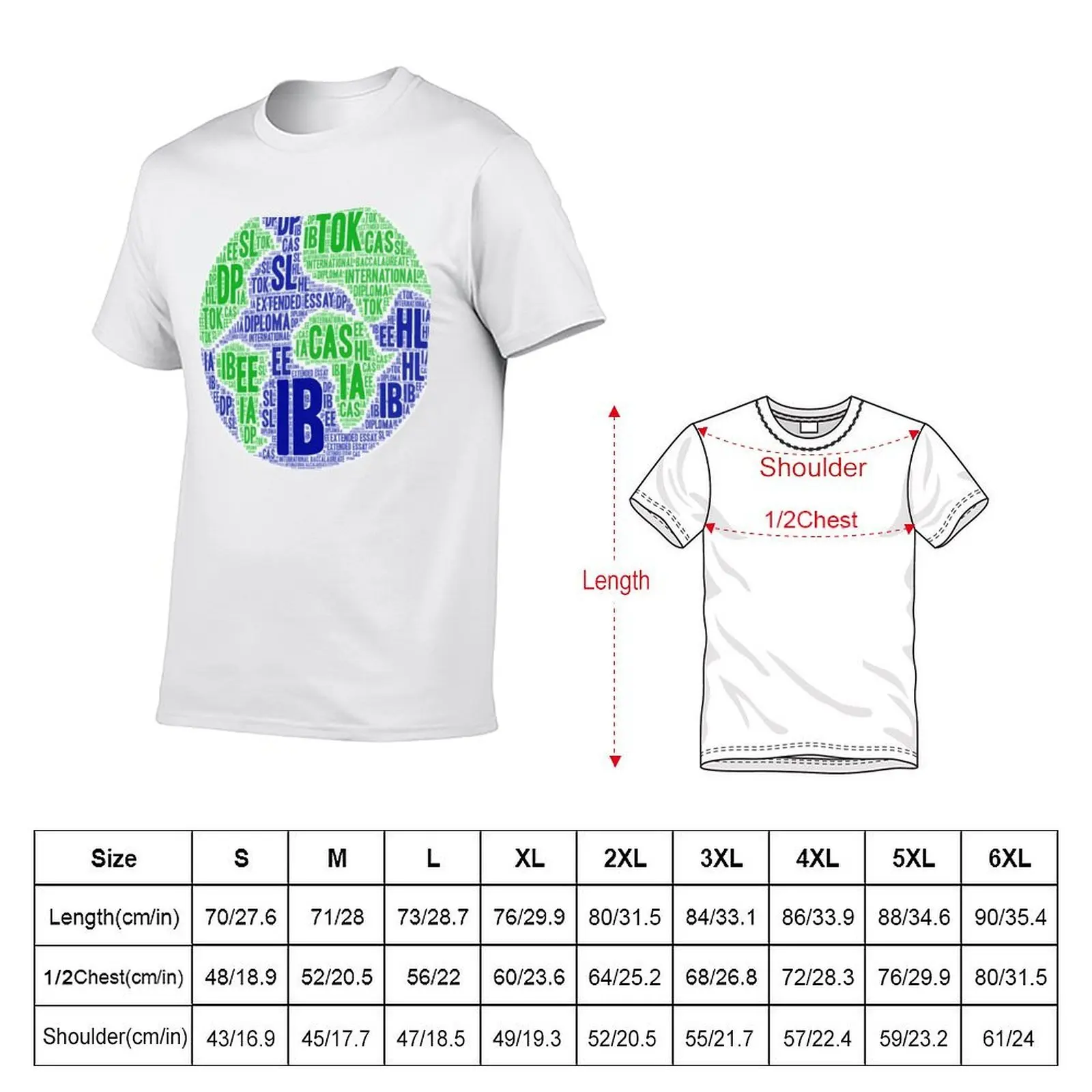 IB DP International Baccalaureate Diploma Program 2 T-Shirt plus size clothes cotton graphic tees outfits for men