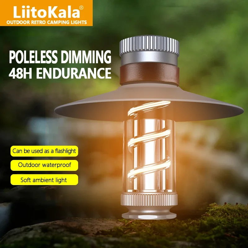 LiitoKala LF-818 Camping lights+18650 2000mAh Battery