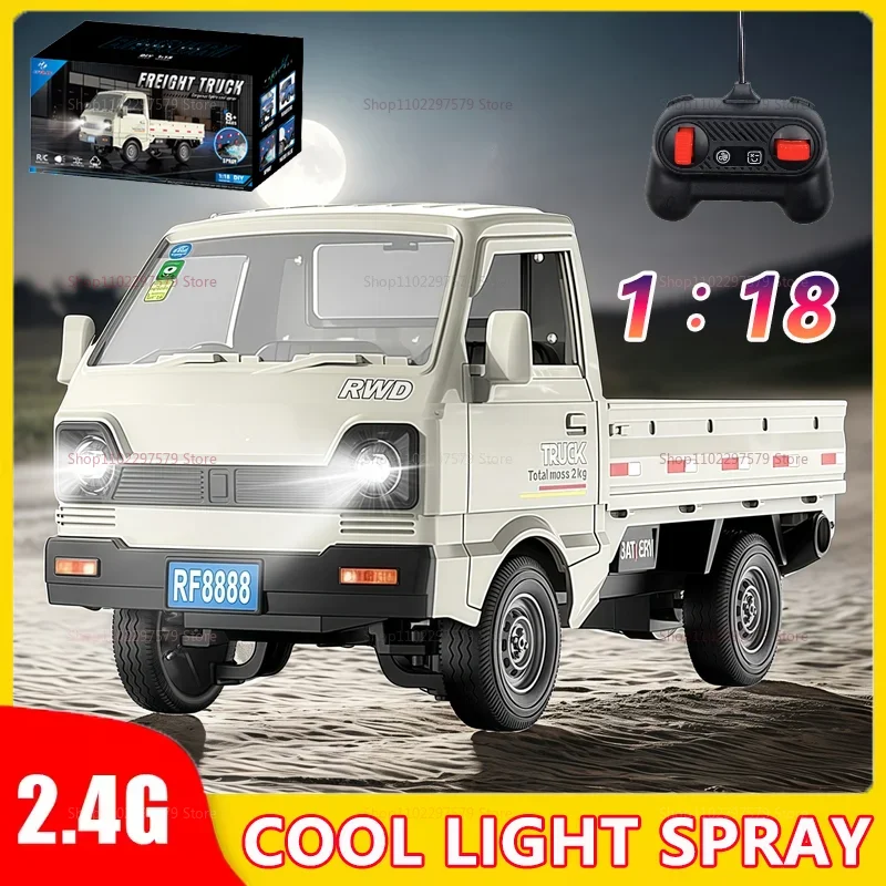 

KF31 1:18 RC Off Road Car 2.4GHz Drift Climbing Trucks With Spray LED Lights Kids Boys Toys Gifts For Outdoor Play And Racing