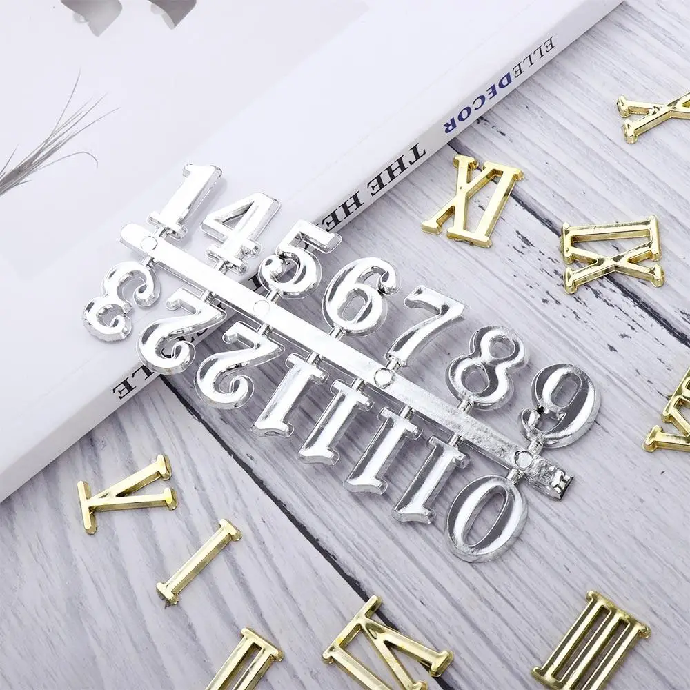 Restore Quartz Decoration Roman Numerals Digital Replacement Digital Repair Tools Quartz Clock Numerals Accessories Clock Parts