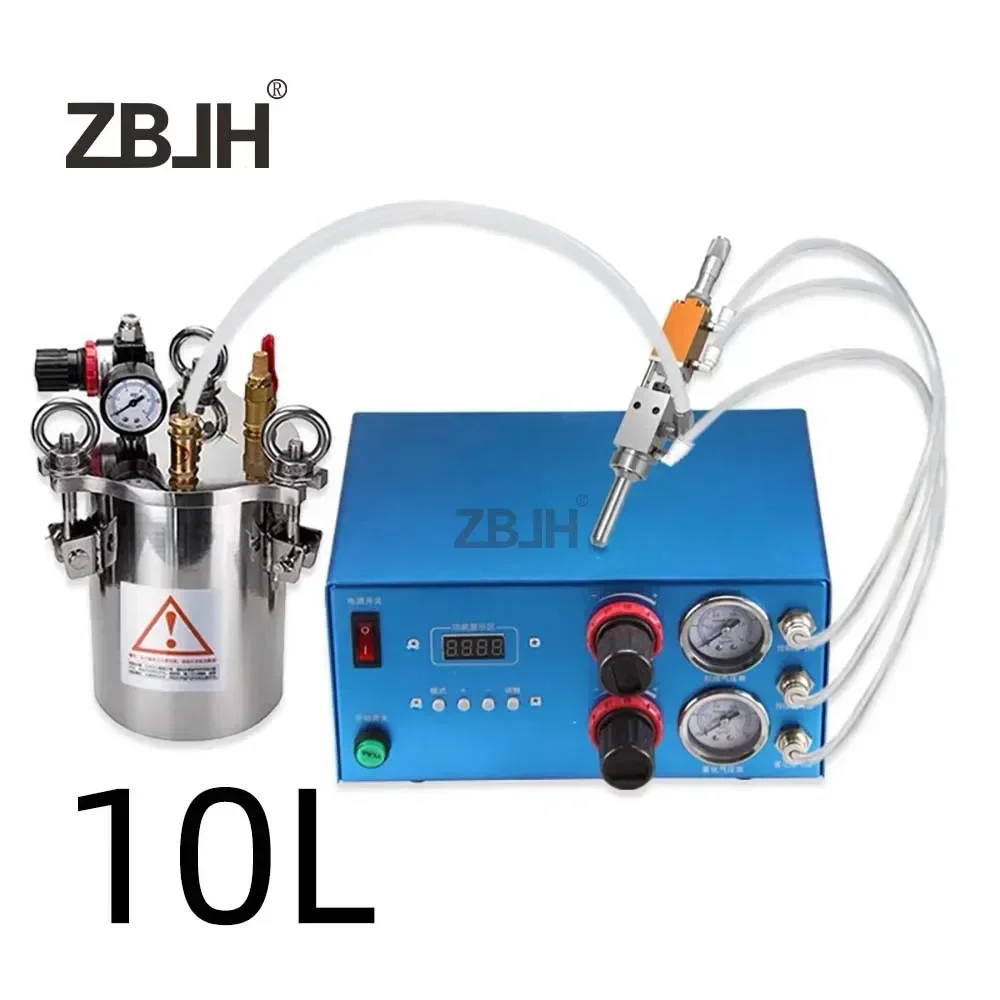 

High frequency spray dispensing set 1pcs 10L stainless steel pressure tank + 1pcs spray valve + 1pcs fully automatic atomization