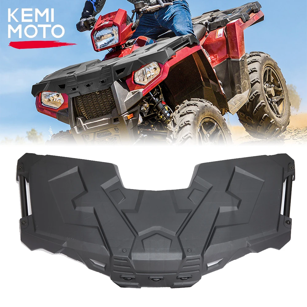 KEMIMOTO ATV Front Rack Storage Front Cover Assembly Compatible with Polaris Sportsman 570 450 2017-2023 Front Lid 2636440-070